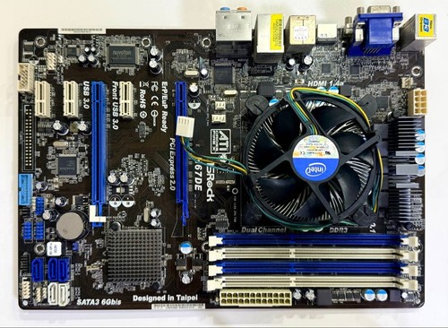 Carte mère asrock h67de - mère,